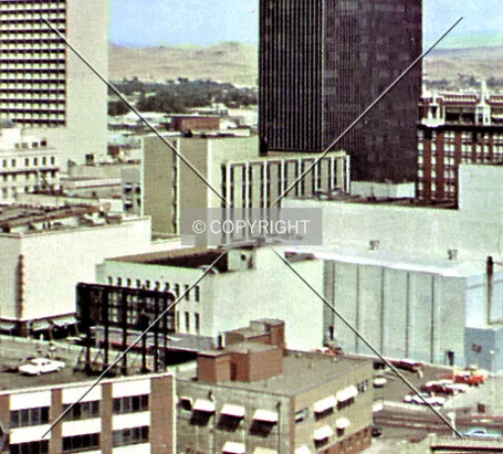 Vintage view from the southwest