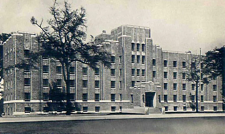 Vintage view from the southwest