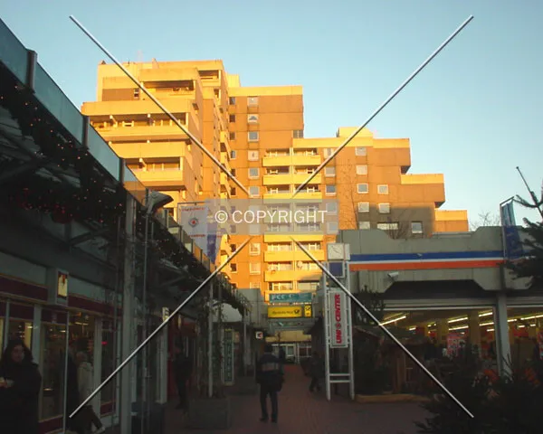 As seen from Uni Center shopping street