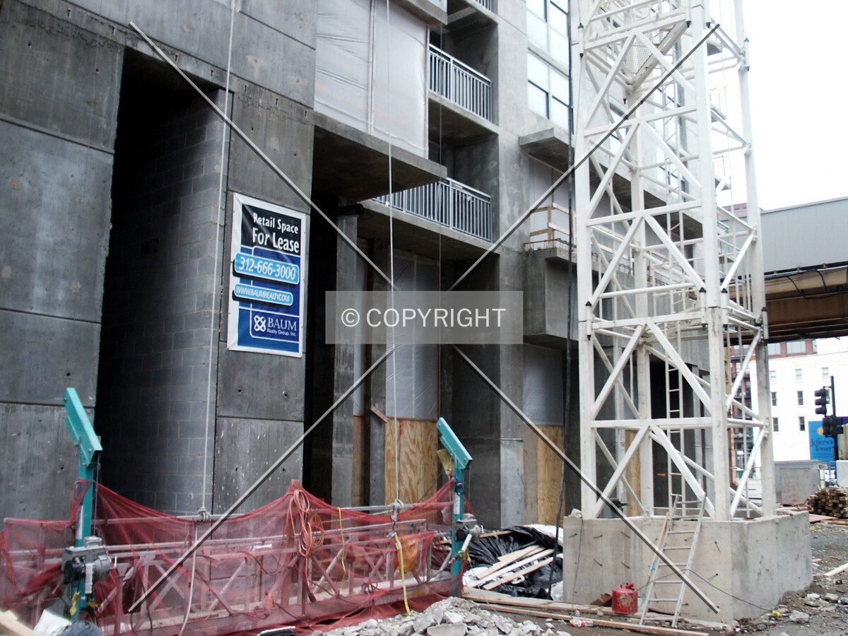 Entrance area on Jefferson Street