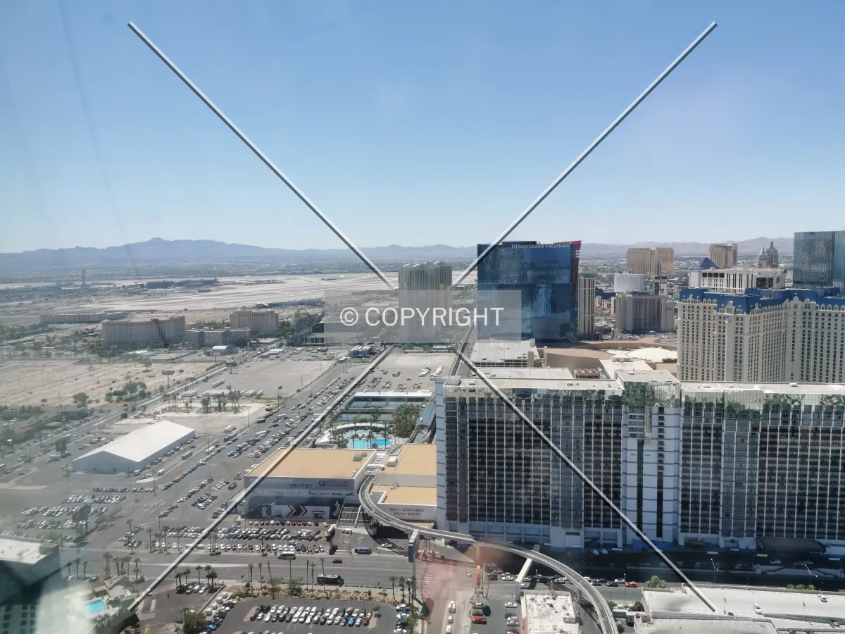 View over Las Vegas from High Roller