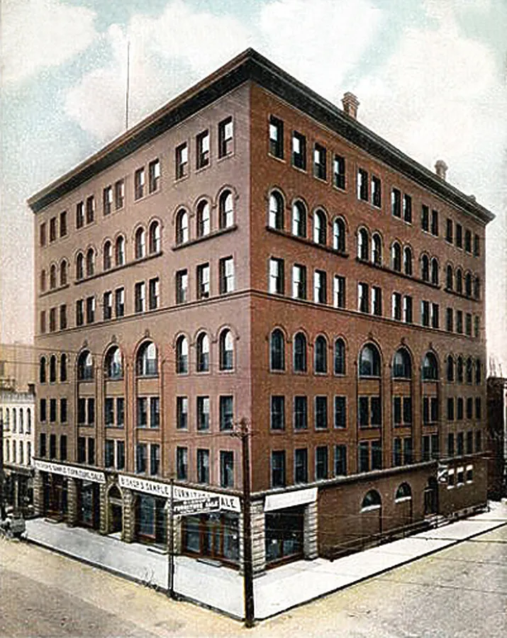 Vintage view from the south