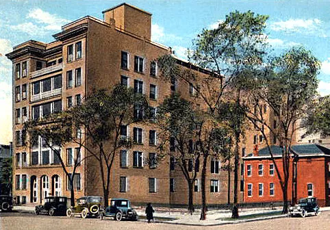 View from the southeast