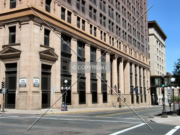 View to the east along 4th Street