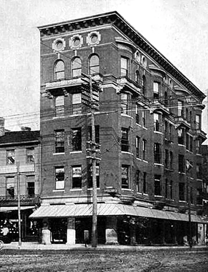 Vintage view from the southeast