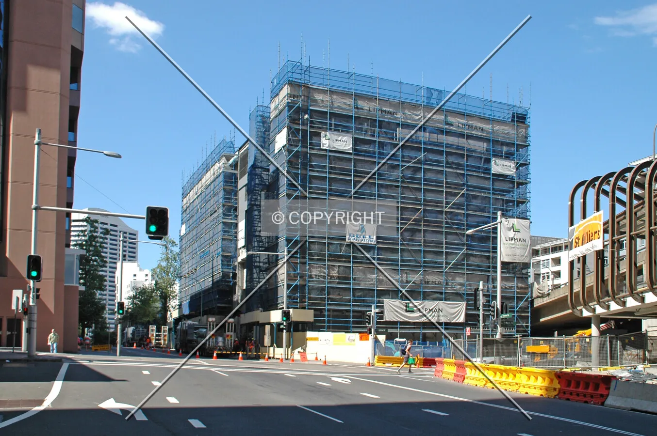 As seen from the north