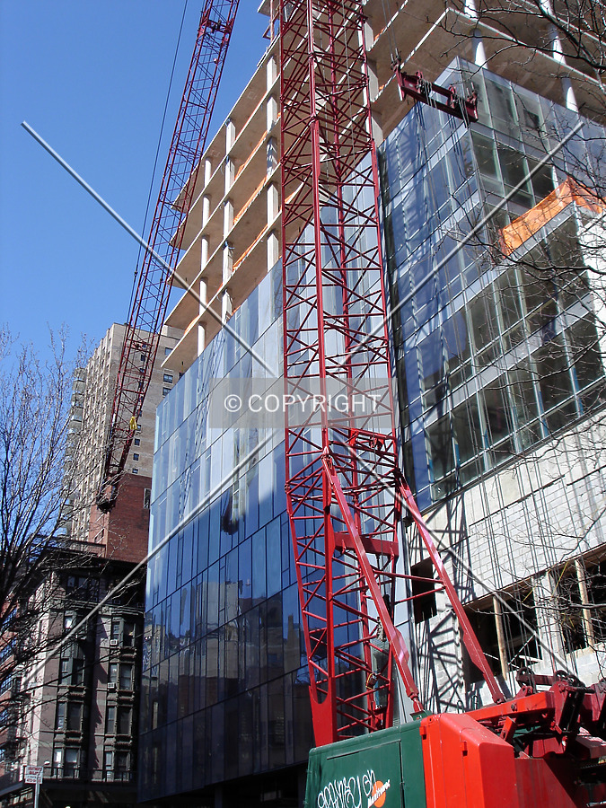 Facade along East 85th Street