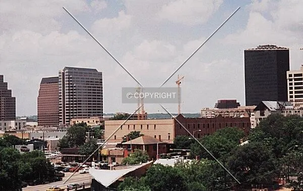 Tower cranes at the place it will rise on the skyline