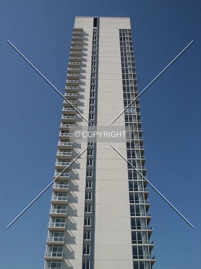 Looking up the south side