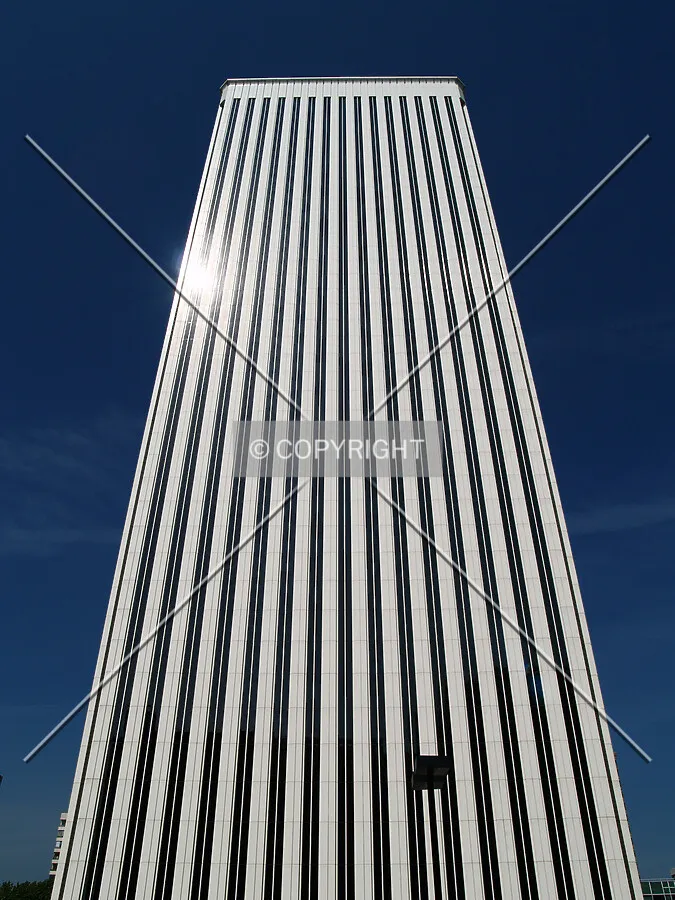 Looking up from the eastern side
