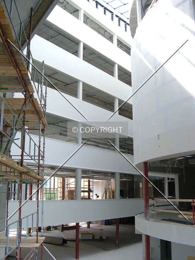 View of the interior atrium