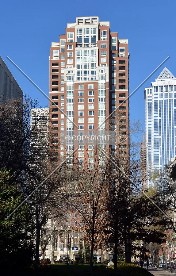 View from the south on Rittenhouse Square