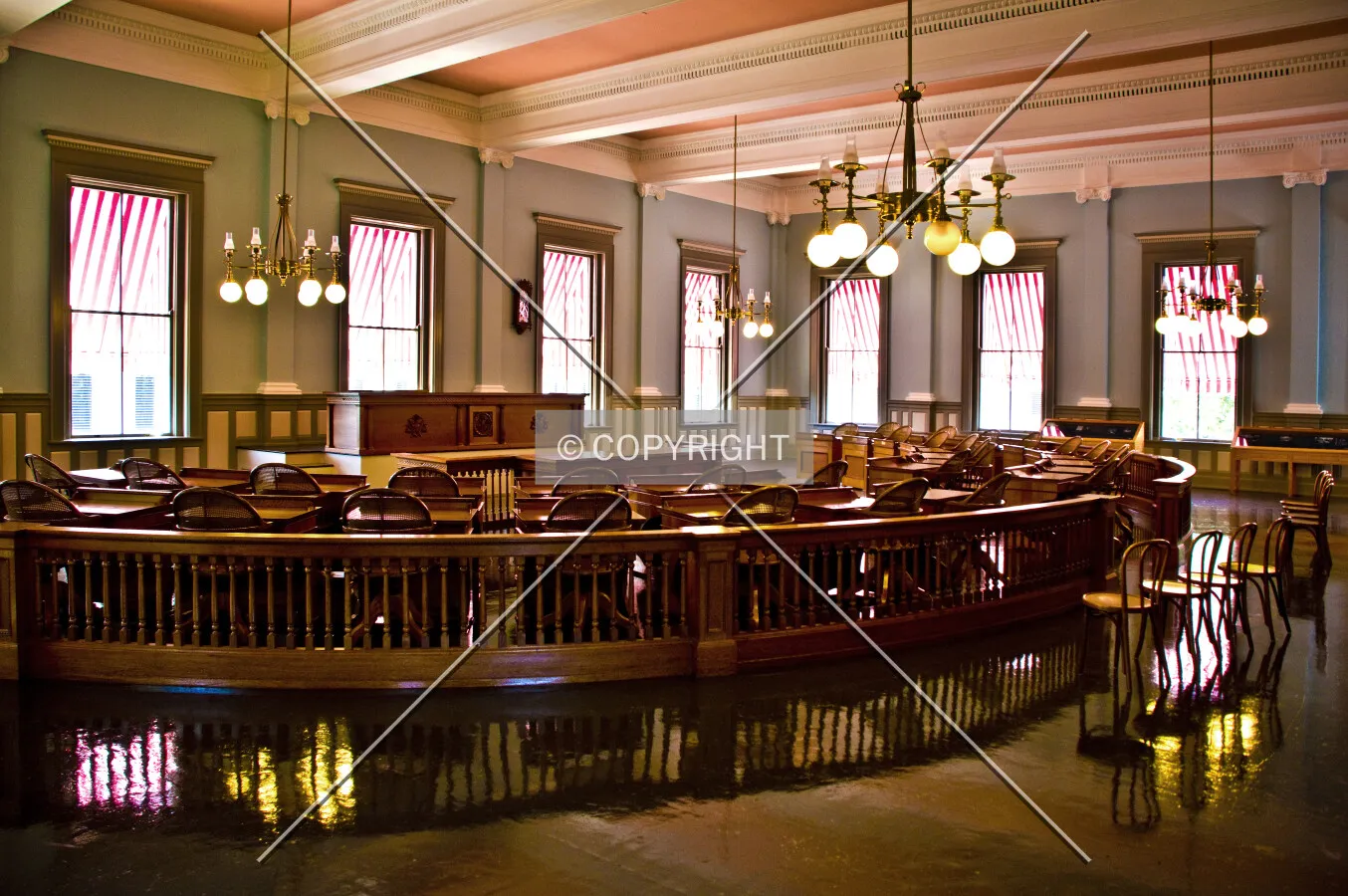 Florida Historic Capitol Museum, Room 215 Senate Chamber, Tallahassee, Florida, U.S.A.