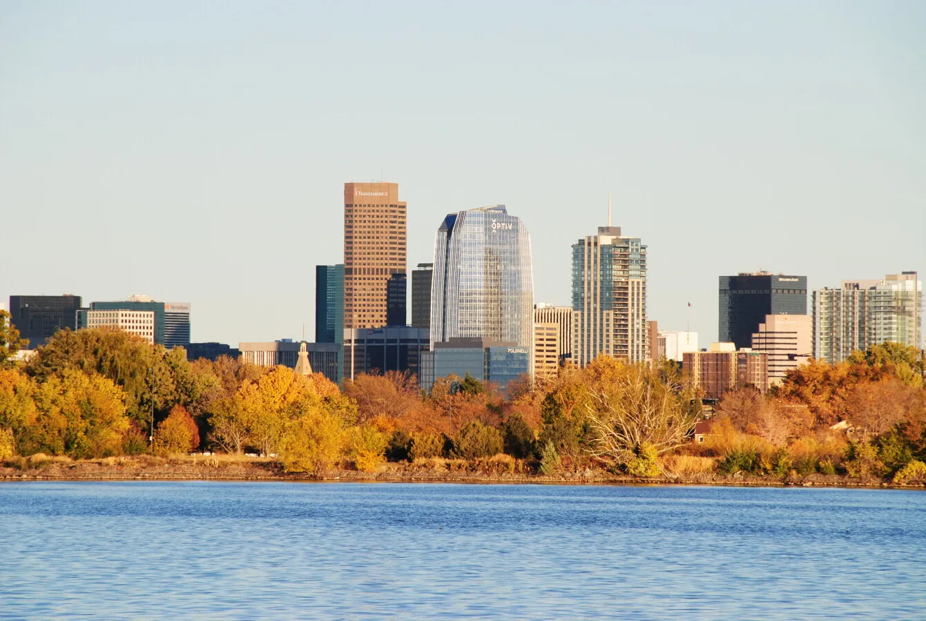 Distant view from Sloans Lake park