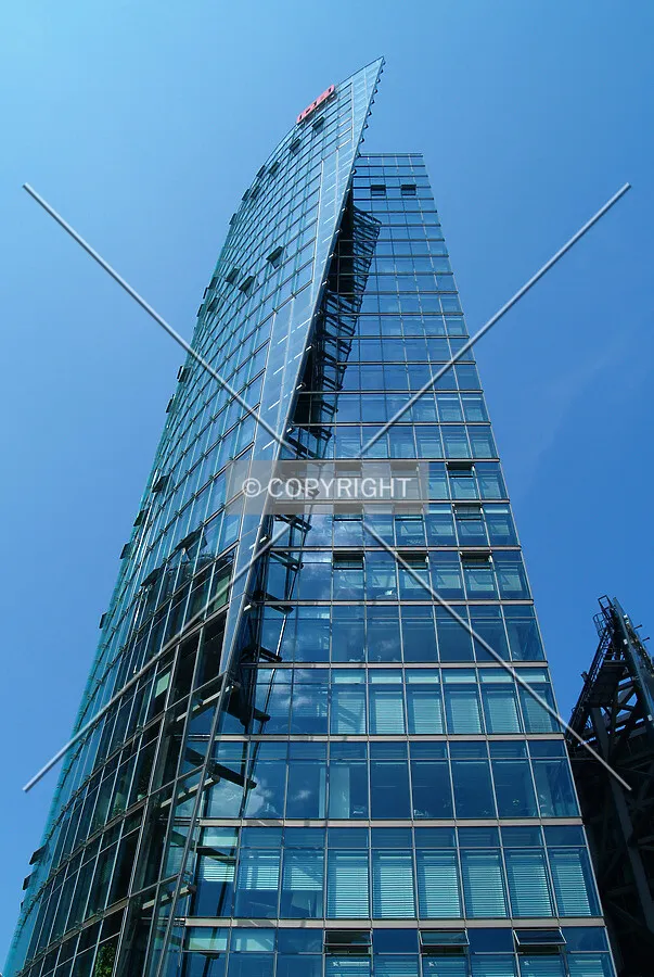 Looking up from the eastern side
