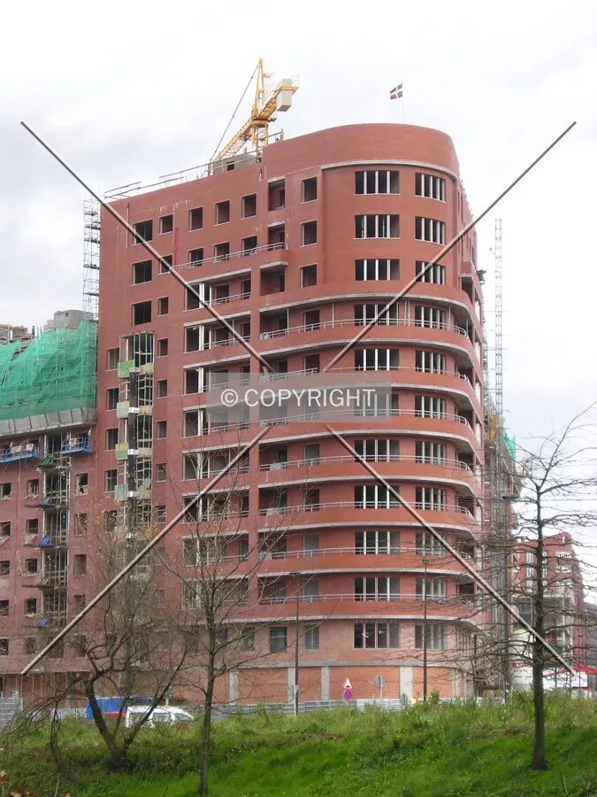 View of the north facade
