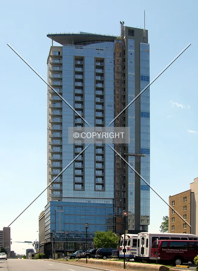 From North Poplar Street to the north
