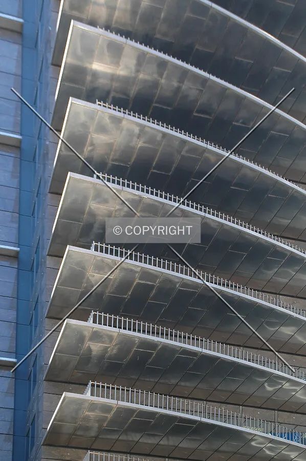 Balconies on the south side
