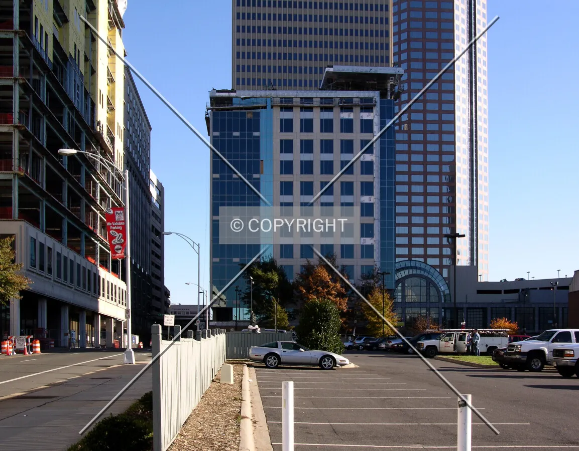 Looking east from West 3rd Street