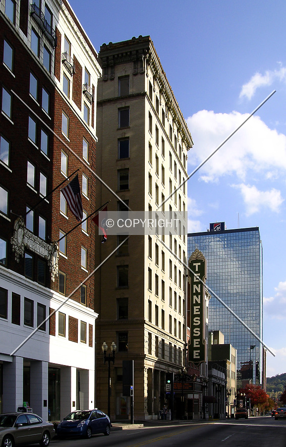 Looking south along Gay Street