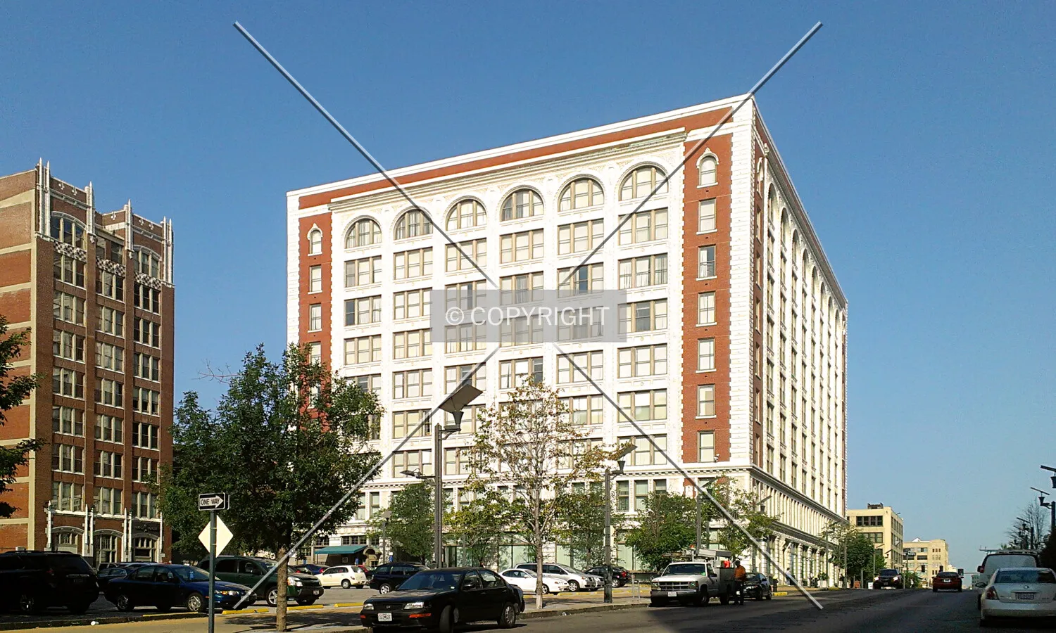 View from the northeast; July 5, 2012