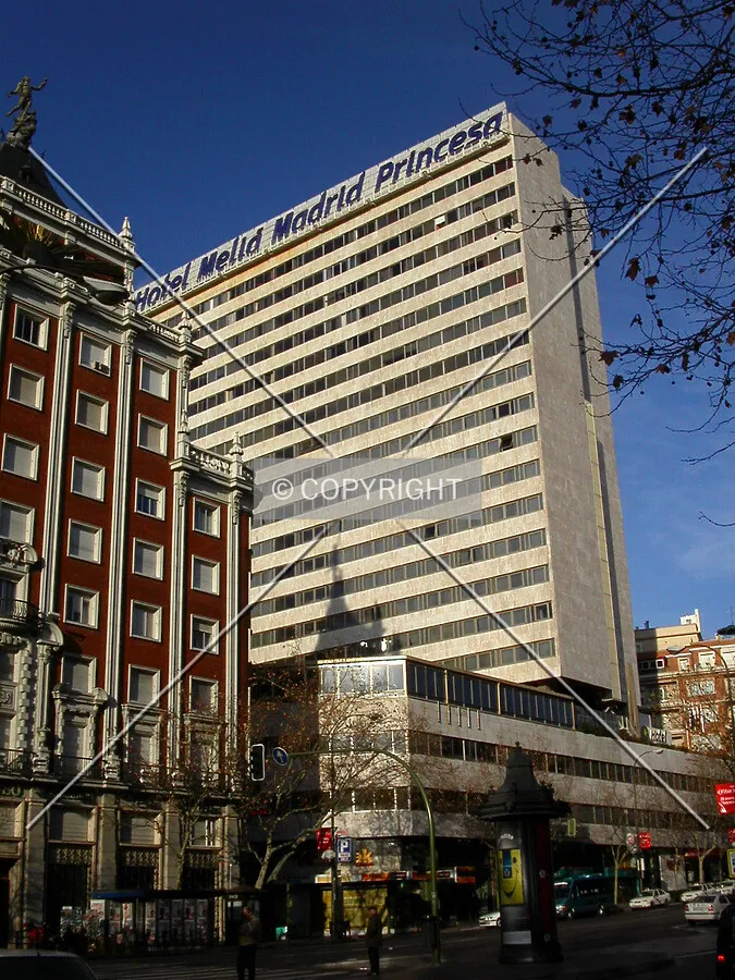Southern facade of the hotel