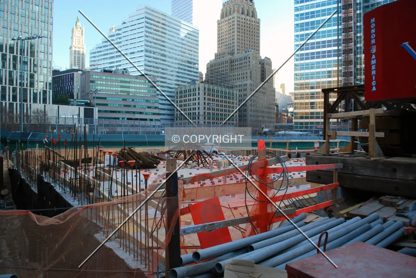View of the site looking southward