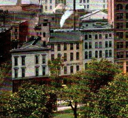 View from the northeast