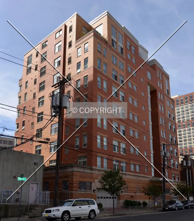 View from the northeast on Morgan Street