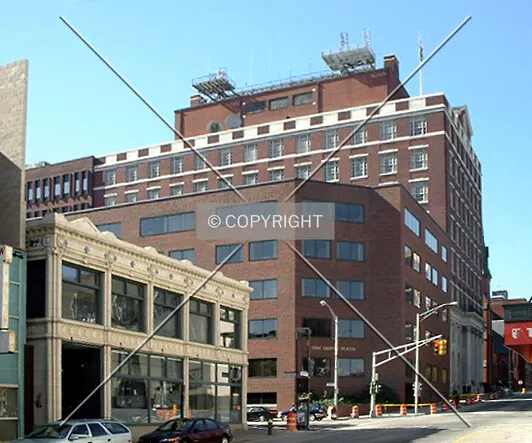 View from the northeast along Washington Street
