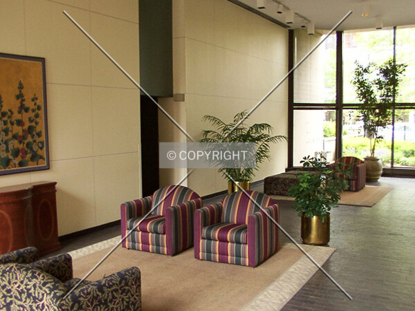 South lobby, looking west