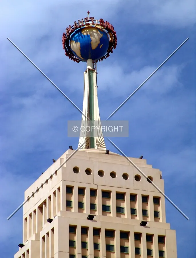 The upper floors and spire