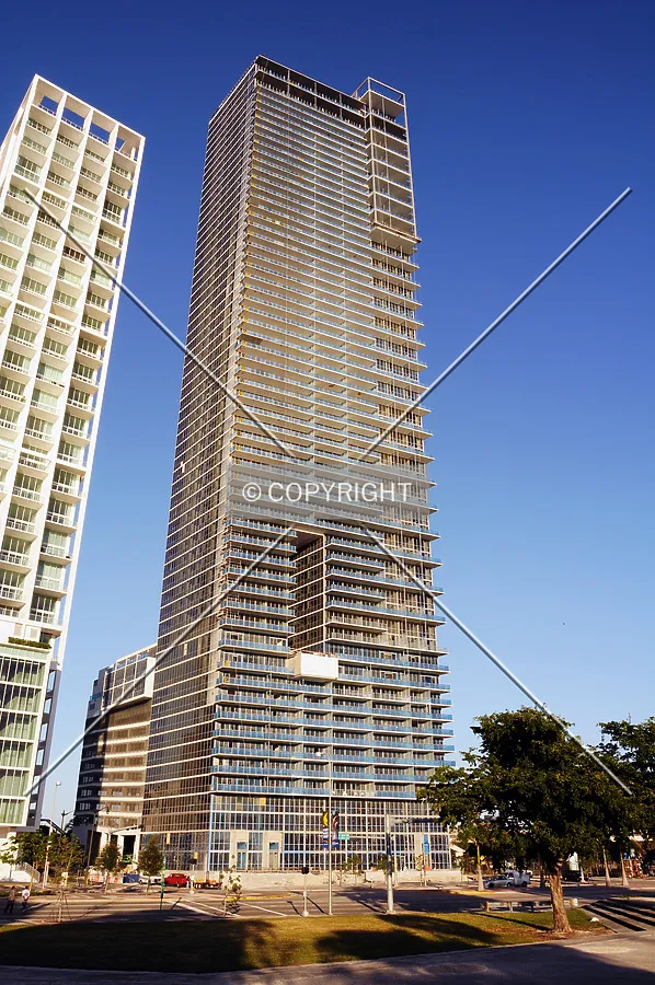 Looking up from the southeast