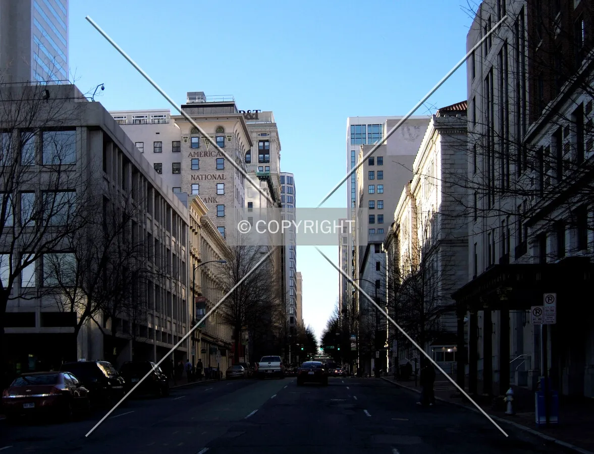 View northwest from 11th Street