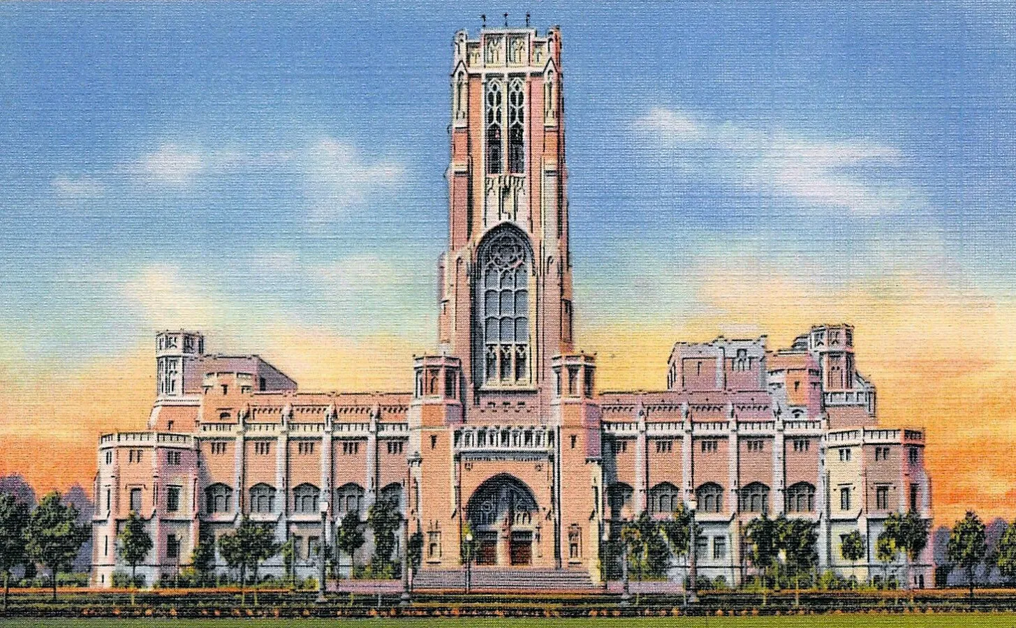Vintage view from the east