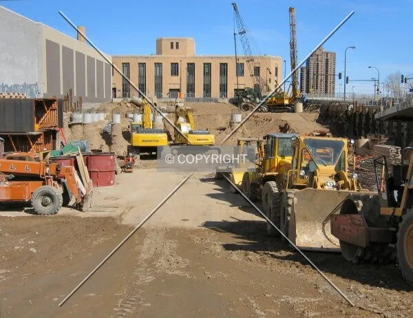 View to the north from 2nd Street South