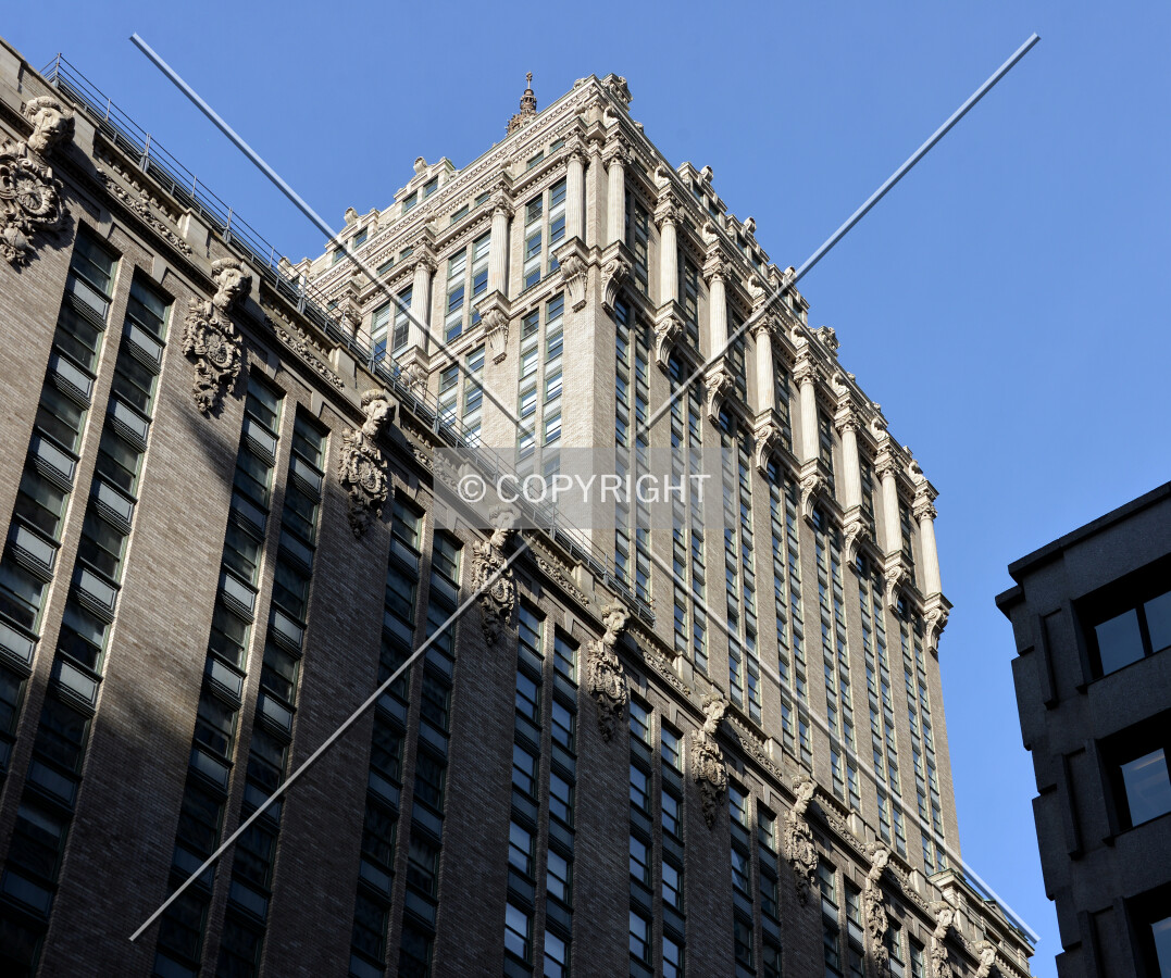 View from the west at Vanderbilt Avenue and 45th Street