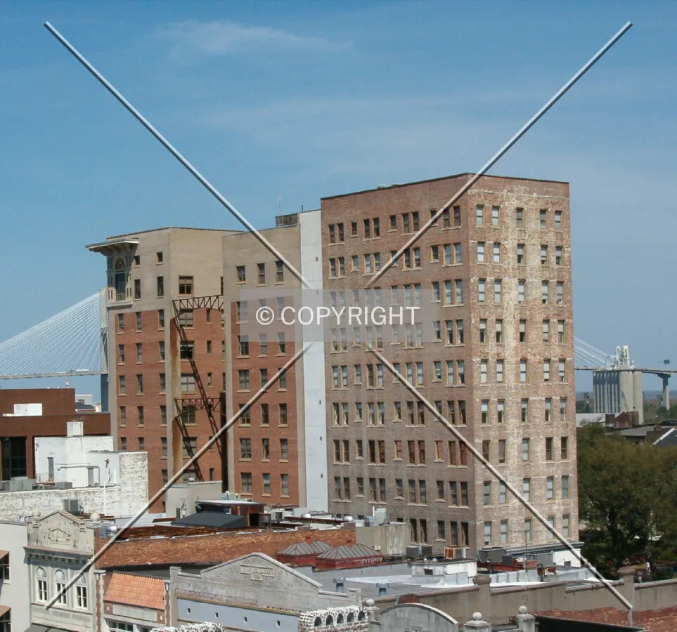 View from parking garage