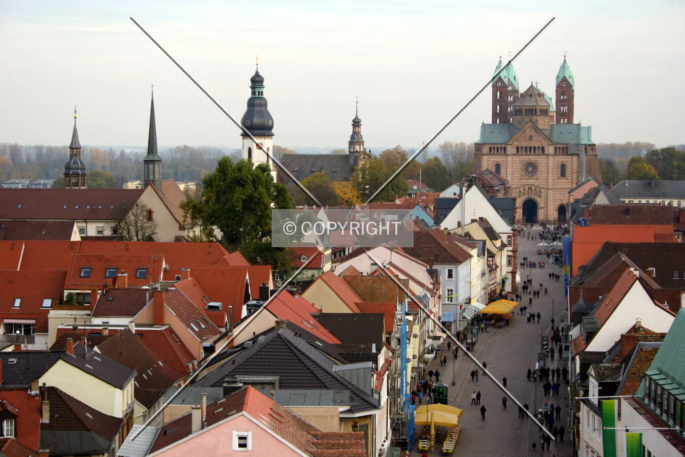 Looking east from the Altpörtel