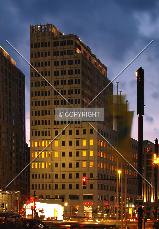 Night view from the southern side