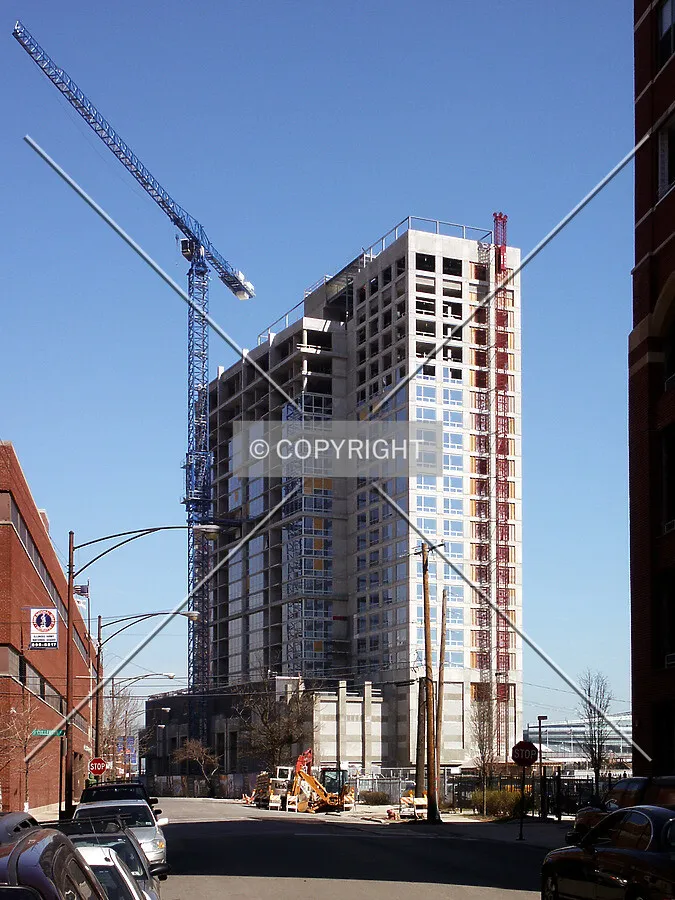 Looking north on Calumet Avenue