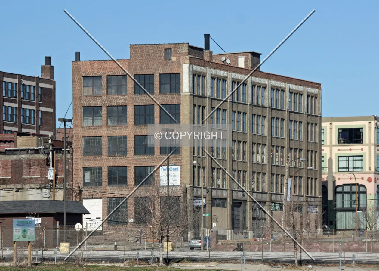 Distant view from the southeast before renovations; December 31, 2011