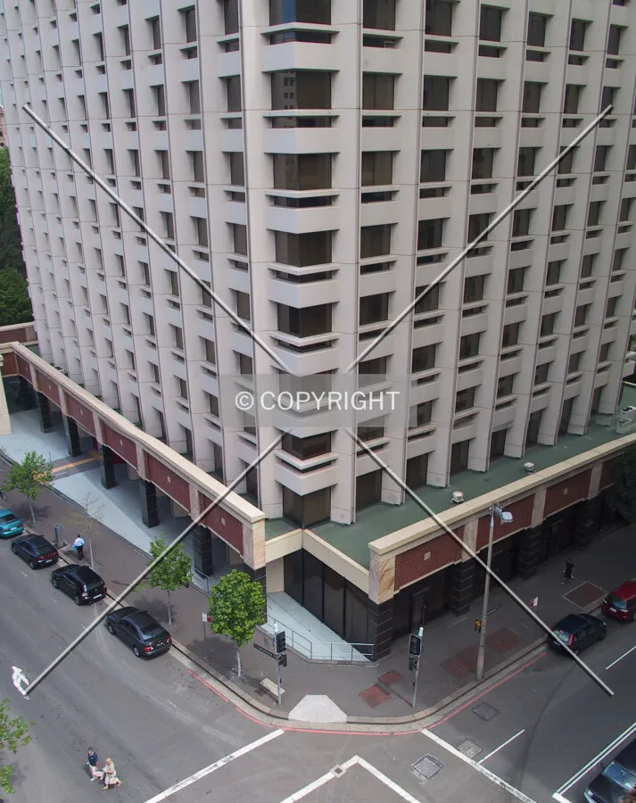 Base of the building