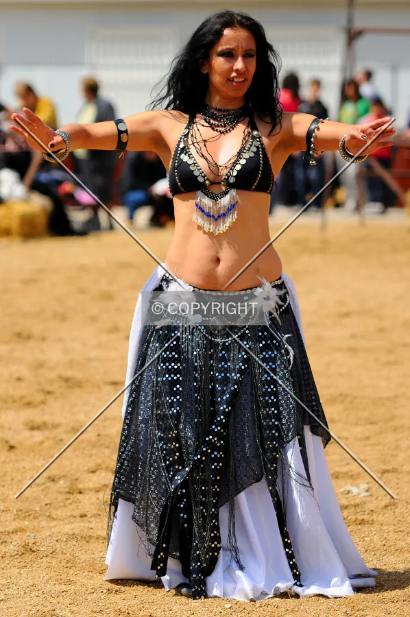 Arabic woman dancing