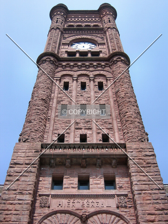 Looking up the tower