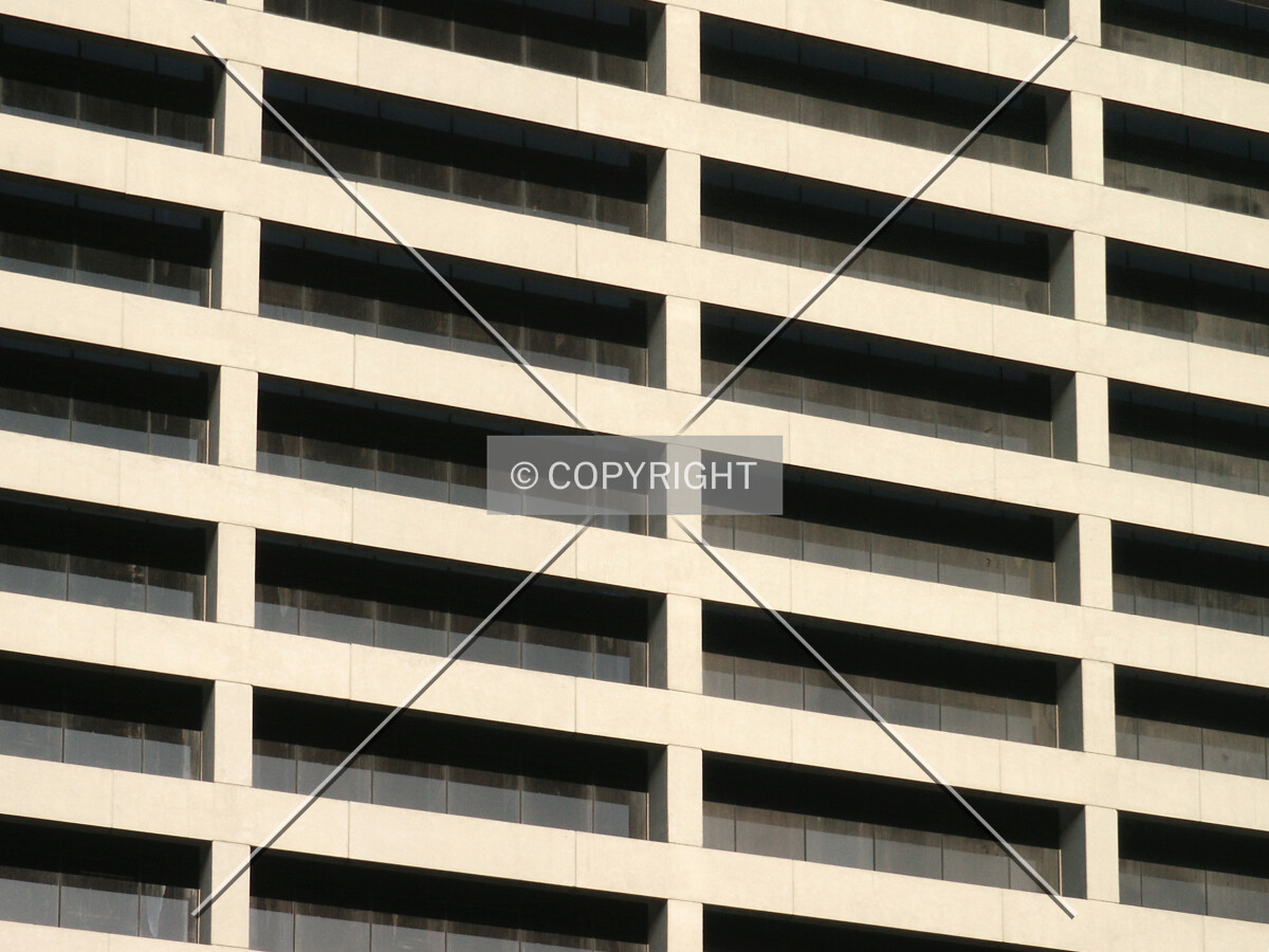 Section of the east facade