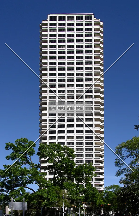 Looking east from Avalon Place