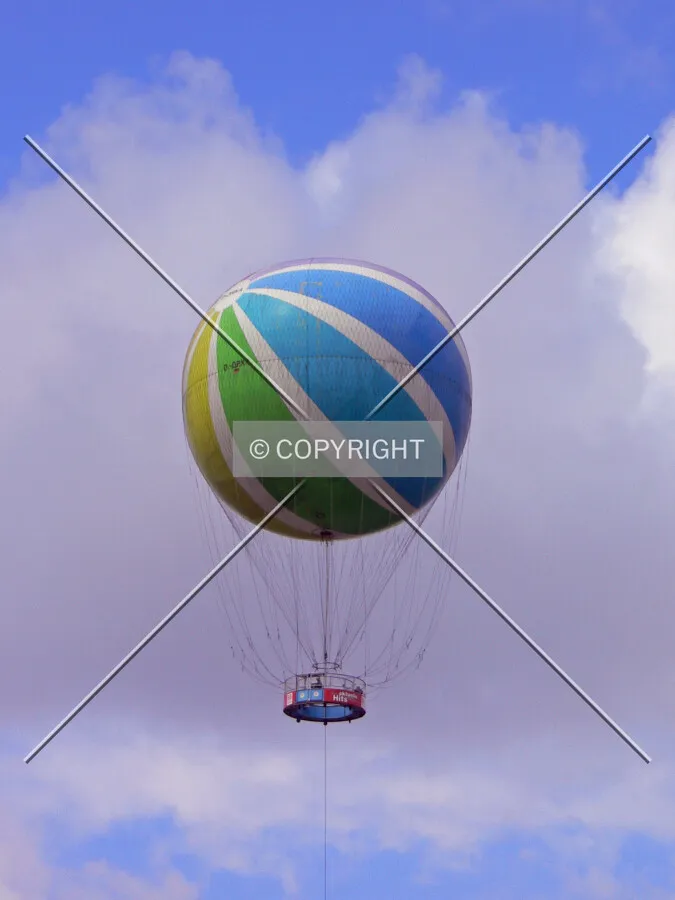 Tethered balloon ride in Berlin