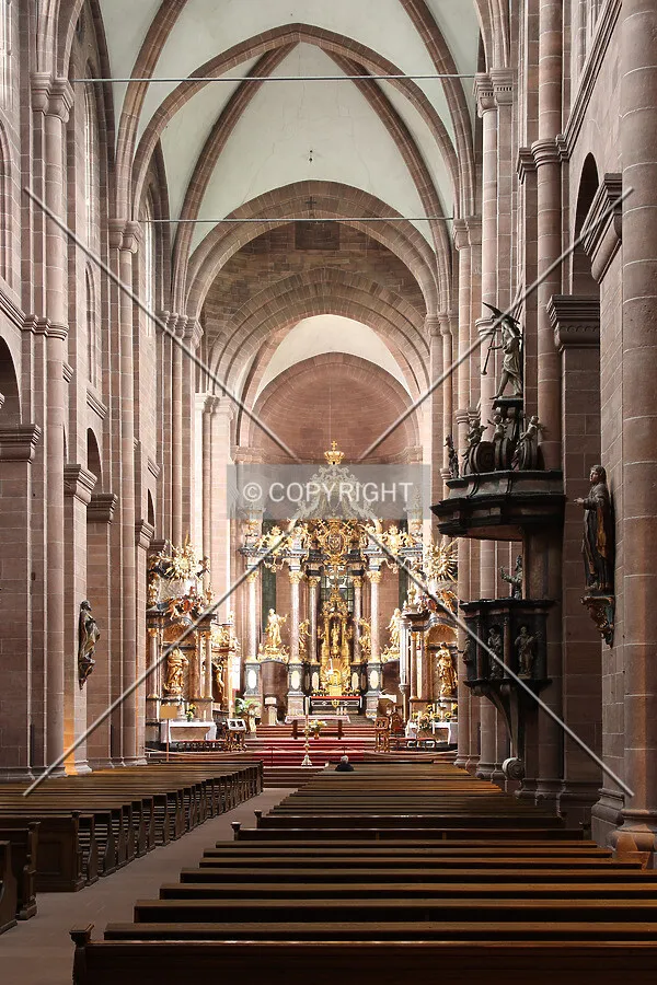 View towards the choir