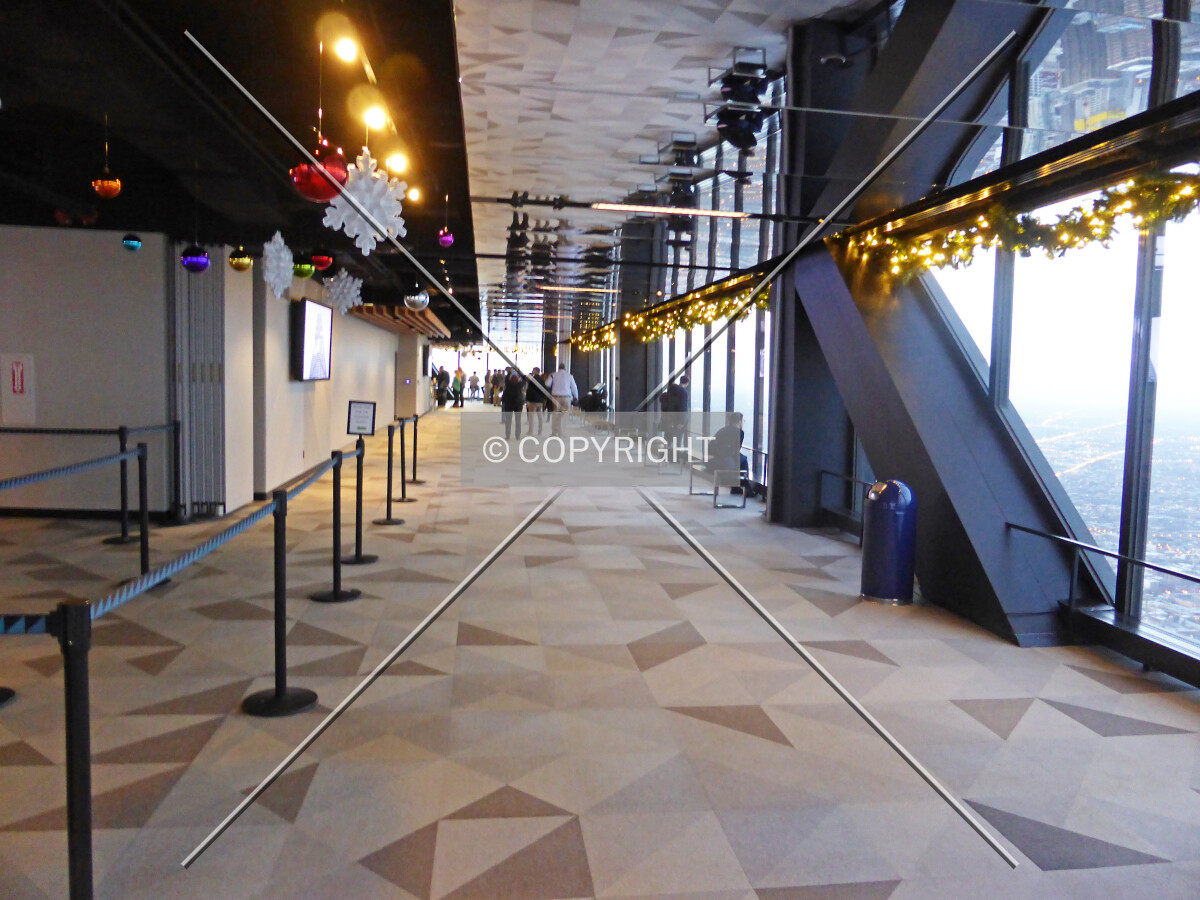Observation floor in the John Hancock Center